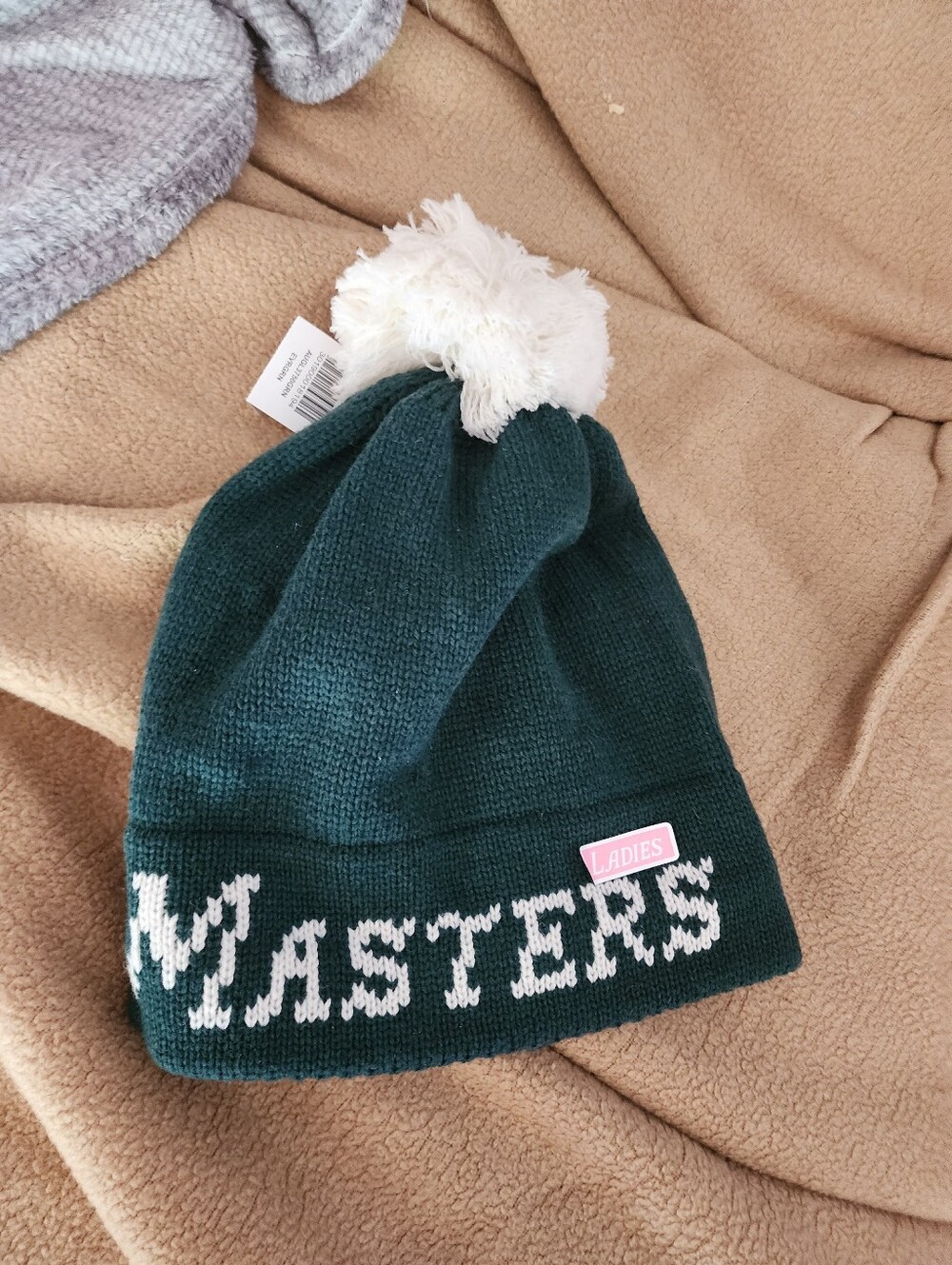 2026 Masters Ladies Fit Beanie Hat Collectible W/ Pom ANGC- NWT